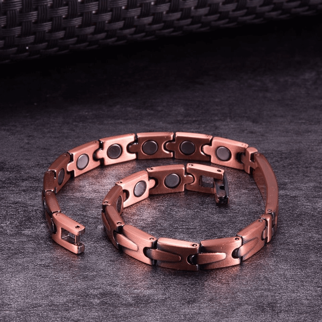 Copper & Magnetic Bead Bracelet