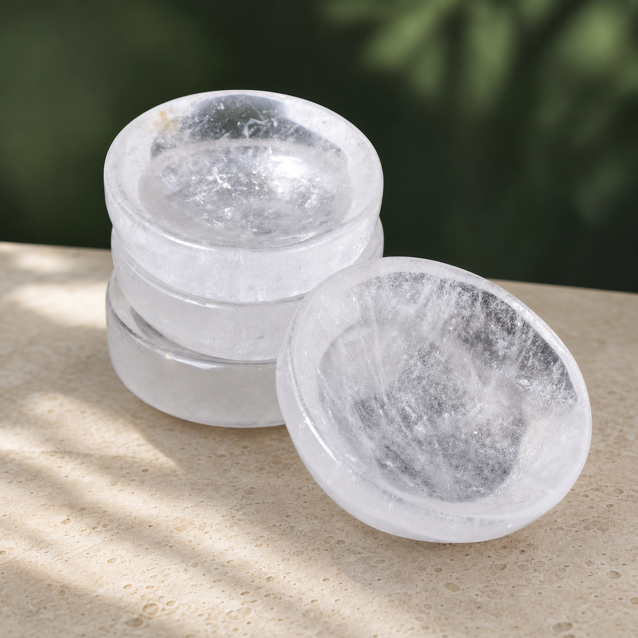 Clear Quartz Cleansing Bowl clean product photo