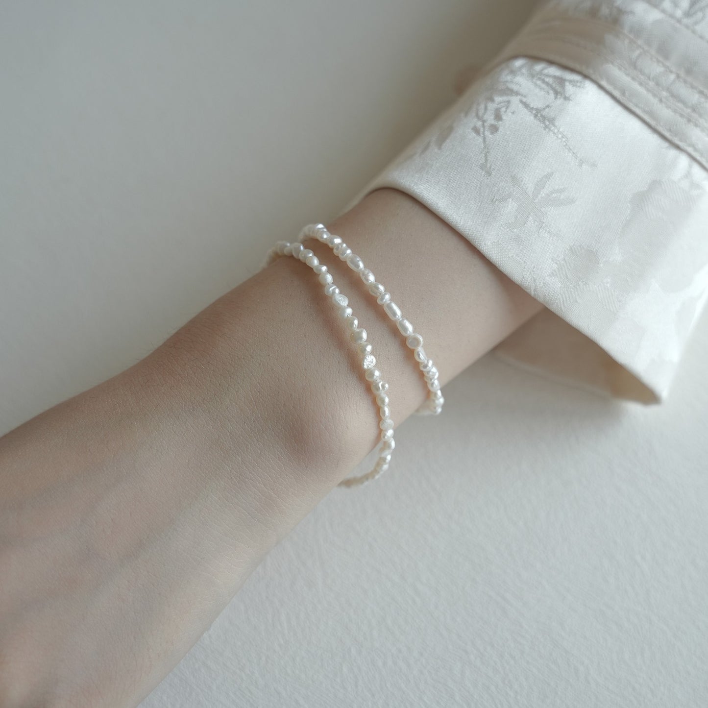 Mini Baroque Pearl Serenity Necklace product photo 3