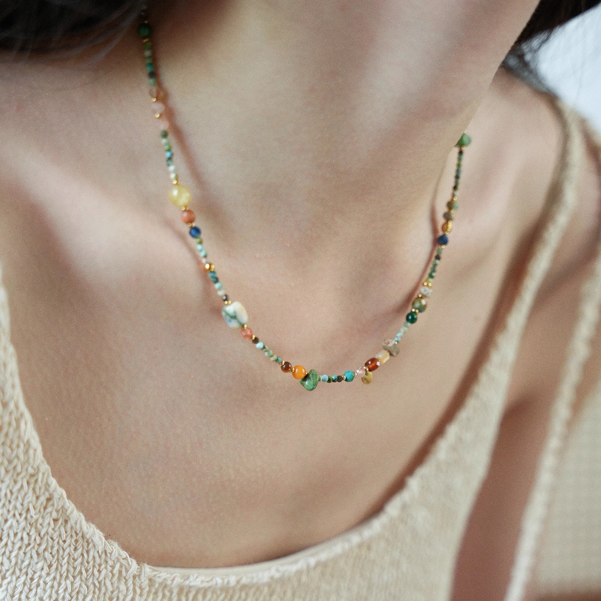 Oakmoss Turquoise Grounding Necklace product photo 3