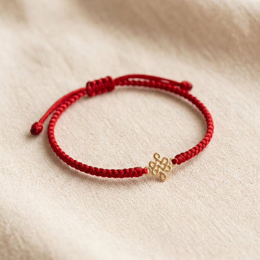 tibetan-red-string-lucky-charm-bracelet