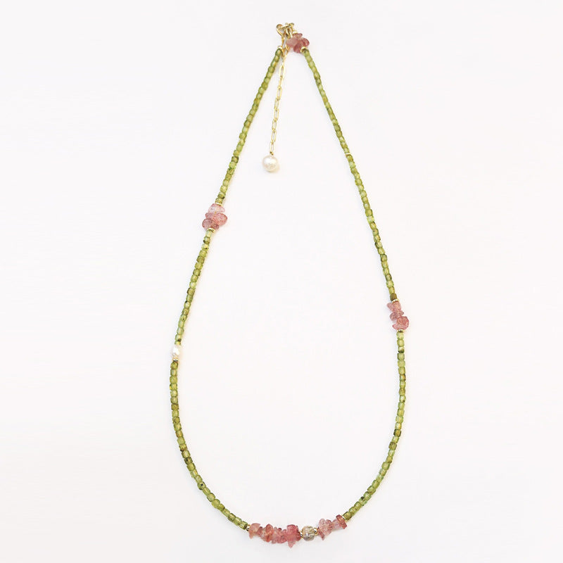 Peridot & Rose Quartz Renewal Necklace product image 1